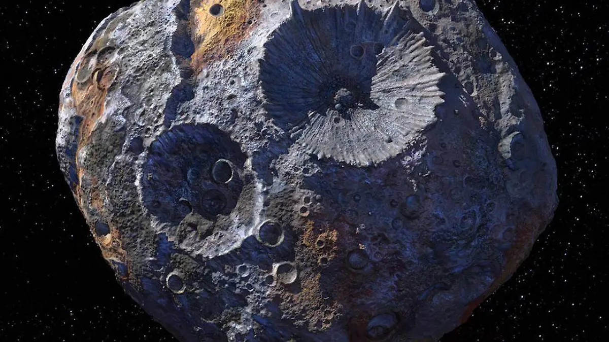 El asteroide Psique.